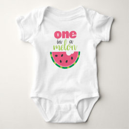 Een op de eerste verjaardag van Melon Watermelon B Romper