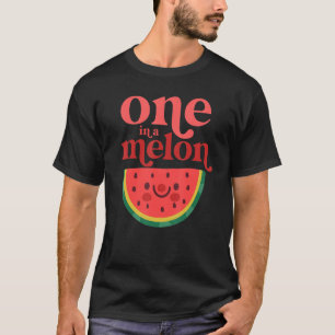 Een op de Melon Baby Cute Watermelon eerste verjaa T-shirt