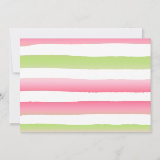 Een op de Melon Birthday nodigde Melon-partij uit Kaart (Achterkant)