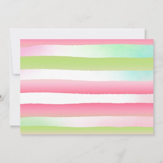 Een op de Melon Birthday nodigde Melon-partij uit Kaart (Achterkant)