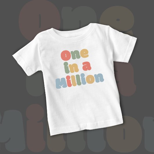 Een op de miljoen - Baby T-shirt | DP7Art