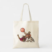 Eén op één Basketball-Canvas tas (Achterkant)