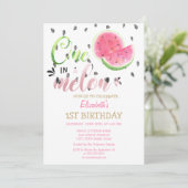 Eén op één dag in een meloensmeloen kaart (Staand voorkant)