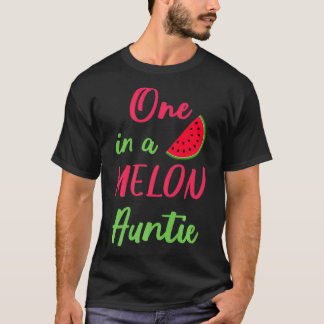 Een op een feestdag in Melon Auntie T-shirt