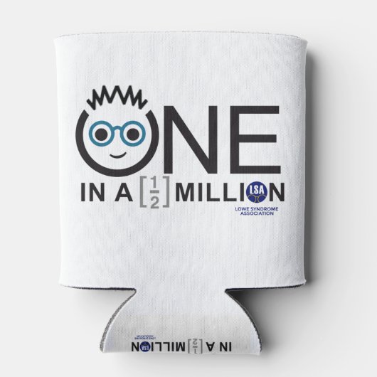 Een op een half miljoen Logo - Koelbox Blikjeskoeler (Achterkant)