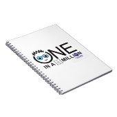 Een op een half miljoen Logo - Notitieboek (Rechterzijde)