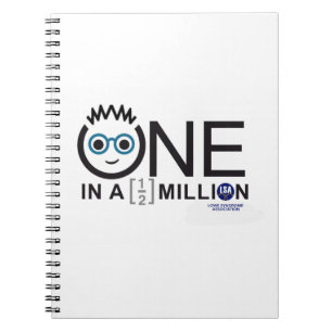 Een op een half miljoen Logo - Notitieboek