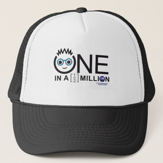 Een op een half miljoen Logo - Trucker Hat Trucker Pet (Voorkant)