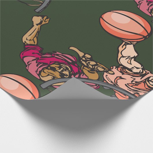 Eén op één honkbal cadeaupapier