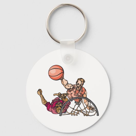 Eén op één honkbal sleutelhanger (Voorkant)