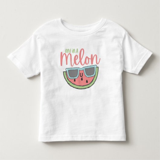 Eén op een Kinder T-shirt van Melon (Voorkant)