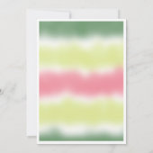 Een op een meloen meloen is een watermeloen kaart (Achterkant)