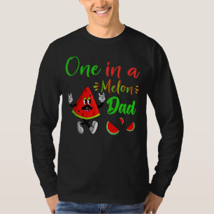 Een op een meloen papaver Dada Watermeloen Koelvet T-shirt