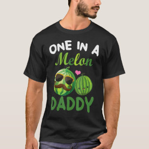 Een op een meloen-pappie-kleding voor Man op basis T-shirt