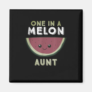 Eén op een meloen tante magneet