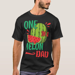 Een op een meloen vader, een gelukkige vaderdag Wa T-shirt