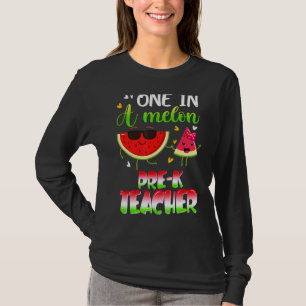 Eén op een meloen voor de Keizerleraar Watermelon T-shirt