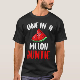 Een op een meloenen tante van de familie Watermelo T-shirt