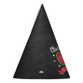 Eén op een Melon Chalkboard op de eerste verjaarda Feesthoedjes (Links)