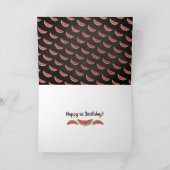 Eén op een Melon Chalkboard op de eerste verjaarda Kaart (Binnen)