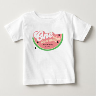 Eén op een Melon First Birthday T-shirt