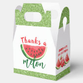 Eén op een Melon Glitter Watermelon Eerste Dag Bedankdoosjes (Geopend)