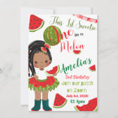 Eén op een Melon Online Birthday Kaart (Voorkant)