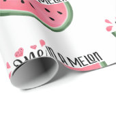 Eén op een Melon Watermeloen op maat van de dag Cadeaupapier (Rol Hoek)