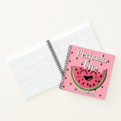 Eén op een Melon Watermelon First Birthday Guest Notitieboek (Binnen)