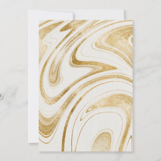 Eén op een miljoen, gouden uitnodiging voor de 1e  (Achterkant)