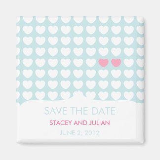 Een op een miljoen harten sparen de datum magneet