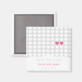 Een op een miljoen harten sparen de datum magneet (Voorkant / Achterkant)