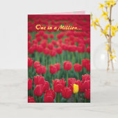Eén op een miljoen... kaart (Gele Bloem)