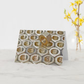 Eén op een miljoen noten Vaderdag kaart (Gele Bloem)