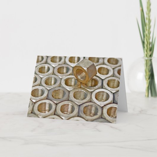 Eén op een miljoen noten Vaderdag kaart (Voorkant)