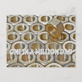 Eén op een miljoen Nut Vader Dag Briefkaart