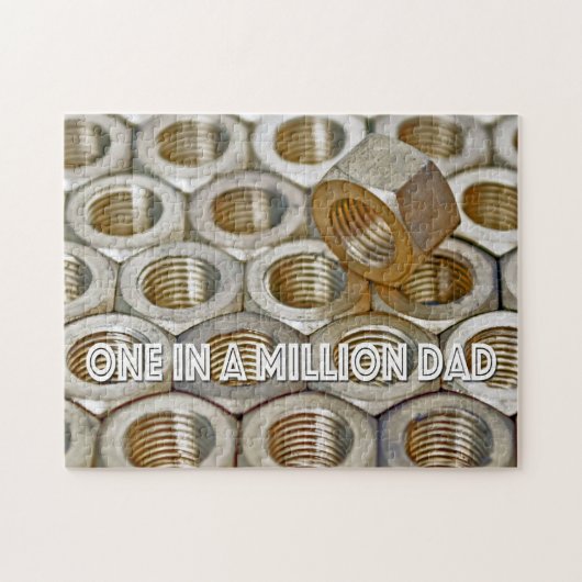 Eén op een miljoen Nut Vader Dag Legpuzzel (Horizontaal)