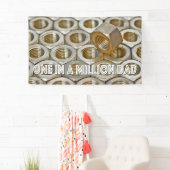 Eén op een miljoen Nut Vader Dag Spandoek (Insitu)