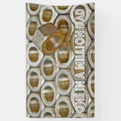 Eén op een miljoen Nut Vader Dag Spandoek (Verticaal)