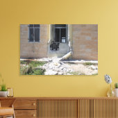 Een op een raket geprojecteerde renade canvas afdruk (Insitu (Woonkamer))