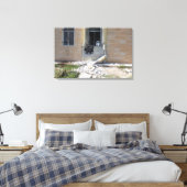 Een op een raket geprojecteerde renade canvas afdruk (Insitu (Slaapkamer))