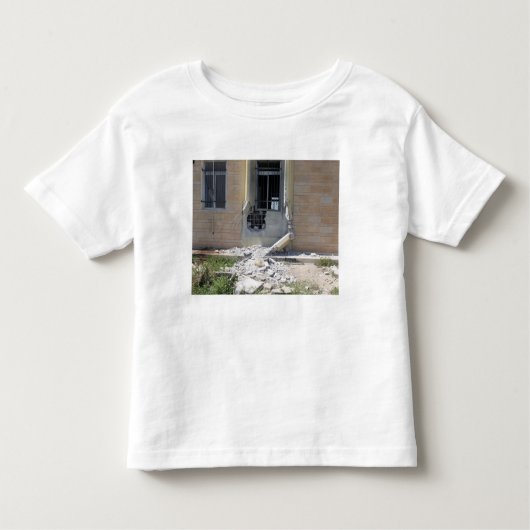 Een op een raket geprojecteerde renade kinder shirts (Voorkant)