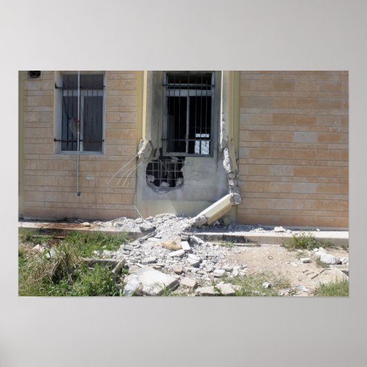 Een op een raket geprojecteerde renade poster (Voorkant)