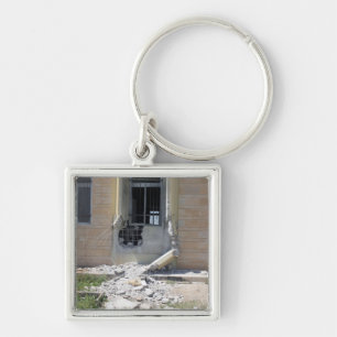 Een op een raket geprojecteerde renade sleutelhanger