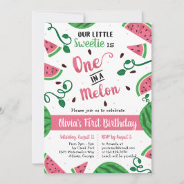 Eén op een uitnodiging van de Melon Birthday