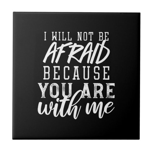 Een op geloof gebaseerde herinnering: Vertrouwen i Tegeltje (Voorkant)