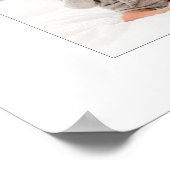 Eén op maat gemaakte foto poster (Hoek)