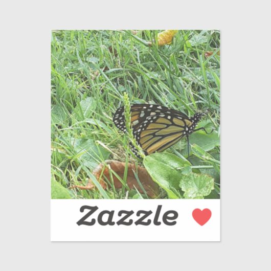 Een op maat gesneden vinylsticker met monoboogvlin sticker (Vel)