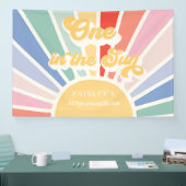 Eén op zonneschijn, één op de zondag, gedempte reg spandoek (Beurs)