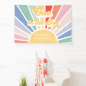 Eén op zonneschijn, één op de zondag, gedempte reg spandoek (Insitu)